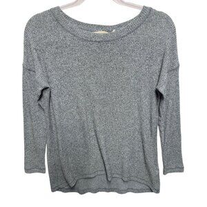 Soft Surroundings Thermal Rib Knit Sweater Pullover Top